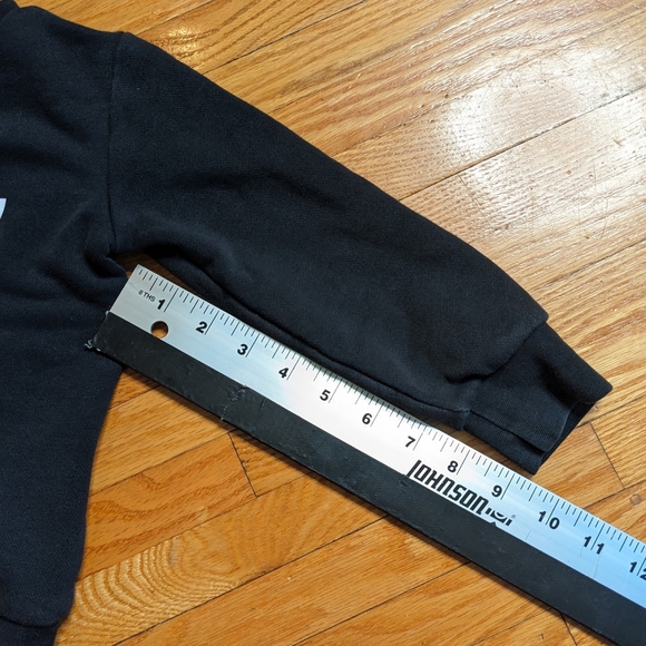 Adidas Kids Sweater 2T black child long sleeve outdoor boys girls unisex crew - Picture 8 of 12